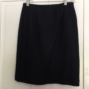 Navy linen skirt